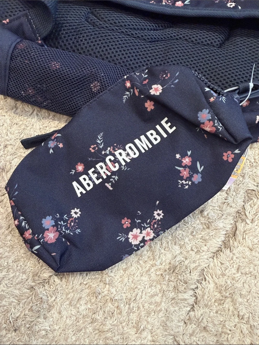 Abercrombie & Fitch Navy Floral Kids Backpack
